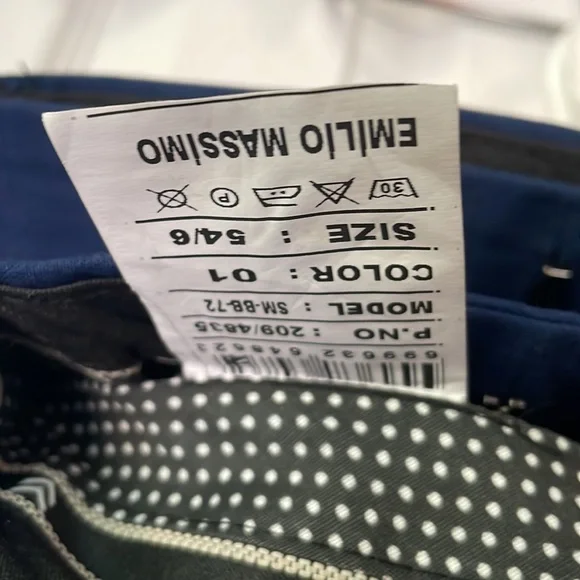 Emilio Massimo Man suits Navy M - Picture 10 of 13